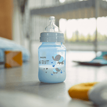 Load image into Gallery viewer, Avent Single Anti-Colic Feeding Deco Bottle 260ml / 9oz - Elephant