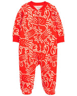 Carter's Baby Boy Orange Crab Zip-Up Footie Coverall Sleepwear