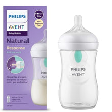 Cargar imagen en el visor de la galería, Philips Avent Single Natural Response Feeding Bottles with AirFree Vent