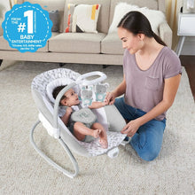 Load image into Gallery viewer, Ingenuity 2-in-1 Multi-Direction Compact Vibrating Baby Swing & Rocker - Raylan (with music)
