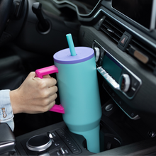Carregar imagem no visualizador da galeria, Elemental Commuter Tumbler 1180ml - Blue Tie Dye