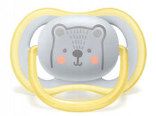 Load image into Gallery viewer, Avent Single Neutral Ultra Air Pacifier (6-18M | Yellow Bear)