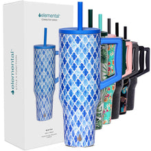 Carregar imagem no visualizador da galeria, Elemental Commuter Tumbler 1180ml - Blue Tile