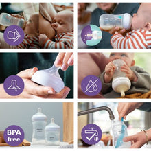 Cargar imagen en el visor de la galería, Philips Avent Single Natural Response Feeding Bottles with AirFree Vent