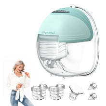 Carregar imagem no visualizador da galeria, MomMed - S21 SINGLE Portable Wearable Breast Pump - Blissful Green