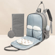 Load image into Gallery viewer, KeaBabies Rove Diaper Backpack - Classic Gray