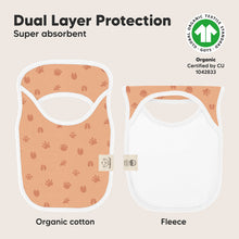 Cargar imagen en el visor de la galería, Keababies 1pc Hallo Drool Bibs (Wilderness)