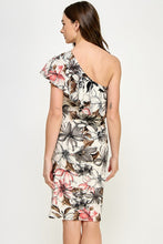 Afbeelding in Gallery-weergave laden, Hello Miz Floral One Shoulder Ruffle Maternity Dress - Pink