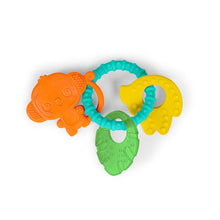 Cargar imagen en el visor de la galería, Bright Starts Tropical Chews Silicone Teething Ring