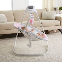 Load image into Gallery viewer, Ingenuity SimpleComfort Compact Soothing Swing - Cassidy (with music)