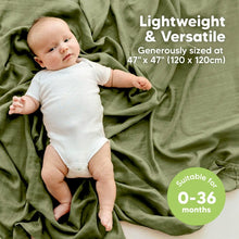 Carregar imagem no visualizador da galeria, Keababies 1pk Lumi Muslin Swaddle Blankets (Corals)