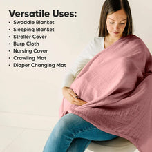 Carregar imagem no visualizador da galeria, Keababies 1pk Lumi Muslin Swaddle Blankets (Corals)
