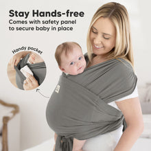 Carregar imagem no visualizador da galeria, Keababies D-Lite Baby Wrap Carrier - Graphite