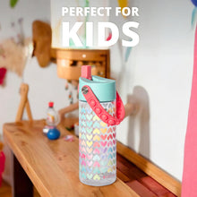 Carregar imagem no visualizador da galeria, Elemental 530ml Splash Pop Fidget Bottle - Rainbow Heart