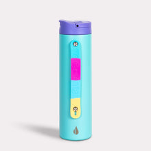 Carregar imagem no visualizador da galeria, Elemental Iconic 591ml Bottle with Sport cap- Blue Tie Dye