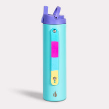 Carregar imagem no visualizador da galeria, Elemental Iconic 591ml Bottle with Sport cap- Blue Tie Dye