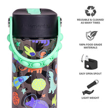 Carregar imagem no visualizador da galeria, Elemental 530ml Splash Pop Fidget Bottle - Space Dinosaurs