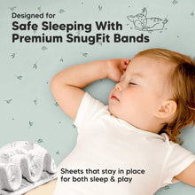 Carregar imagem no visualizador da galeria, Keababies 2pk Gentle Bamboo Fitted Mini Crib Sheets (Bunnies)