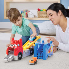 Carregar imagem no visualizador da galeria, MEGA BLOKS First Builders Build & Race Rig Toy Blocks (19 Pieces) For Toddler