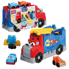 Carregar imagem no visualizador da galeria, MEGA BLOKS First Builders Build & Race Rig Toy Blocks (19 Pieces) For Toddler