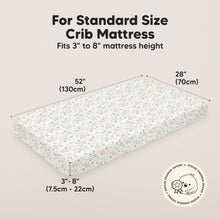Cargar imagen en el visor de la galería, Keababies 2pk Isla Fitted Crib Sheets - Prairie