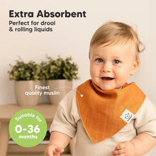 Carregar imagem no visualizador da galeria, Keababies Lumi Muslin Bandana Bibs- Mirage (8-pieces)