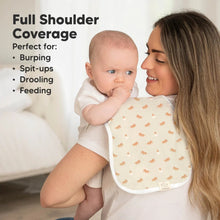 Load image into Gallery viewer, Keababies 5pk Softe Muslin Baby Burp Cloth (Roarsome)