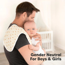 Load image into Gallery viewer, Keababies 5pk Softe Muslin Baby Burp Cloth (Roarsome)