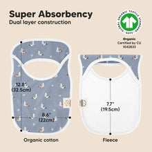 Load image into Gallery viewer, Keababies 1pc Hallo Drool Bibs (Pets & Paws)