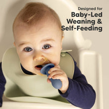 Load image into Gallery viewer, Keababies 2pc Lil’ Prep Baby Fork & Spoon (Slate)