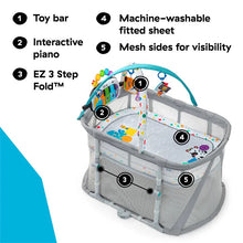 Load image into Gallery viewer, Baby Einstein Kick & Snooze 3-in-1 Playard