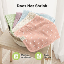 Afbeelding in Gallery-weergave laden, Keababies 5pk Lumi Muslin Burp Cloths - Wild Bloom