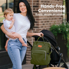Afbeelding in Gallery-weergave laden, KeaBabies Original Diaper Backpack - Dark Olive
