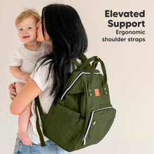 Afbeelding in Gallery-weergave laden, KeaBabies Original Diaper Backpack - Dark Olive
