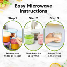 Load image into Gallery viewer, Keababies SINGLE Prep Jar - 1pc Baby Glass Food Container (NORD)