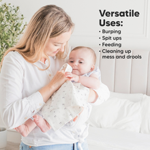 Load image into Gallery viewer, Keababies 6pk Shea Burp Cloths - Neutrals