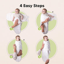 Afbeelding in Gallery-weergave laden, Keababies 1pc Soothe Zippy Swaddle Wraps - Aspire (0-3M)