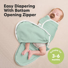 Cargar imagen en el visor de la galería, Keababies 1pc Soothe Zippy Swaddle Wraps - Sage