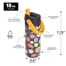 Carregar imagem no visualizador da galeria, Elemental 530ml Splash Pop Fidget Bottle - Sports