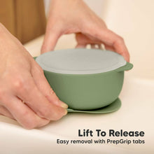 Cargar imagen en el visor de la galería, Keababies 1pc Prep Silicone Suction Bowls (Slate)
