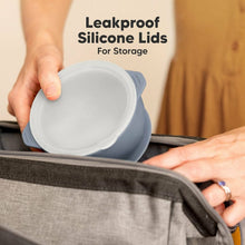 Cargar imagen en el visor de la galería, Keababies 1pc Prep Silicone Suction Bowls (Slate)