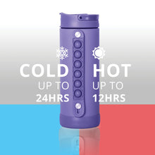 Afbeelding in Gallery-weergave laden, Elemental Iconic Pop Fidget 414ml Bottle with Sport cap - Lavender