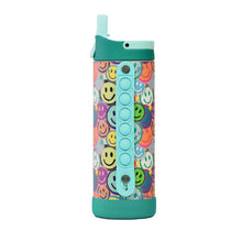 Load image into Gallery viewer, Elemental Iconic Pop Fidget 414ml Bottle with Sport cap - Graffiti Smile