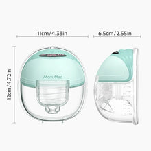 Carregar imagem no visualizador da galeria, MomMed - S21 SINGLE Portable Wearable Breast Pump - Blissful Green