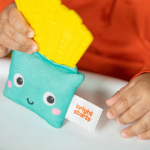 Load image into Gallery viewer, Bright Starts Side of Smiles French Fry Crinkle Teether for Infant