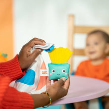 Load image into Gallery viewer, Bright Starts Side of Smiles French Fry Crinkle Teether for Infant