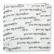 Carregar imagem no visualizador da galeria, Lollybanks Muslin Swaddle Blanket - You are my Sunshine