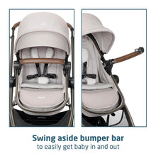 Cargar imagen en el visor de la galería, Maxi Cosi Zelia² Luxe 5-in-1 Modular Travel System - New Hope Tan (US Model)