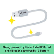 Load image into Gallery viewer, Ingenuity SimpleComfort Compact Soothing Swing - Cassidy (with music)