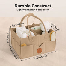 Load image into Gallery viewer, Keababies Original 2.0 Diaper Caddy - Taupe